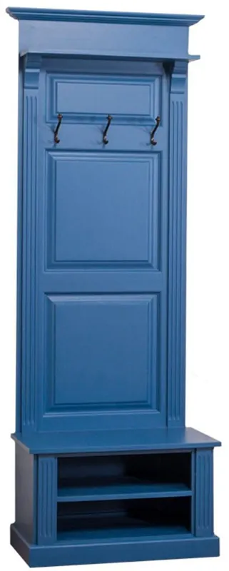Preisreduziert Casa Padrino armadio stile country blu 79 x 41 x H. 210 cm - Armadio Stile Country