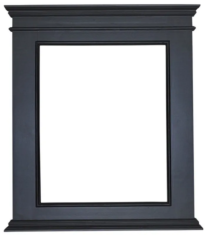Ausverkauf Casa Padrino specchio cornice stile country nero 94 x 8 x H. 108 cm - Mobili Stile Country