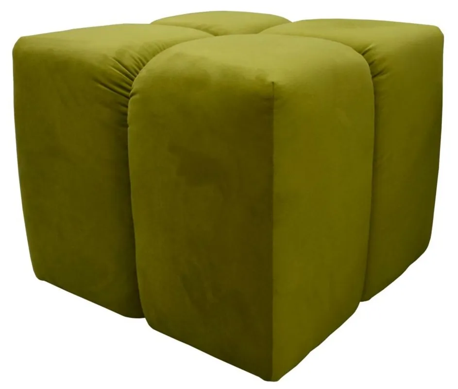 Casa Padrino Sgabello di Lusso Verde 60 x 60 x H. 50 cm - Mobili per Soggiorno Preisreduziert