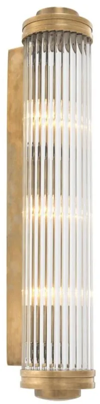 Sichere Zahlung Casa Padrino lampada da parete ottone vintage 11 x 14 x H. 60 cm - Collezione di Lusso