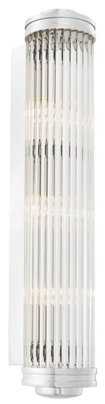 Jetzt Bestellen Casa Padrino lampada da parete argento 11 x 14 x H. 60 cm - Collezione di Lusso