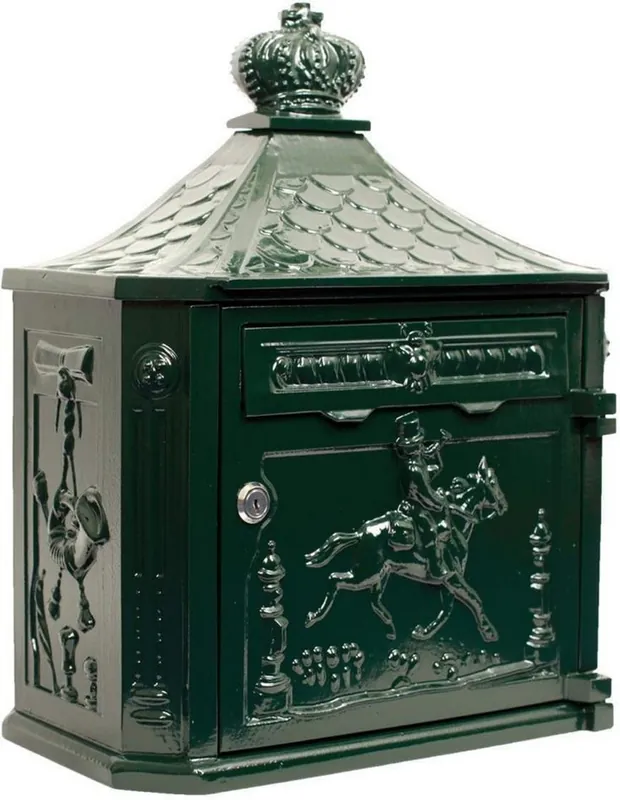 Casa Padrino Cassetta Postale a Muro Art Nouveau 41 x 20 x H. 50 cm - Vari Colori - Cassetta Postale Resistente Agli Agenti Atmosferici Preisknaller