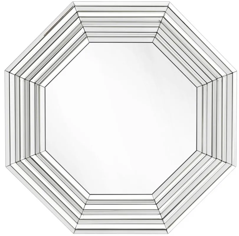 Expressversand Casa Padrino soggiorno specchio / specchio a parete di lusso 106,5 x H. 106,5 cm - Mobili Soggiorno