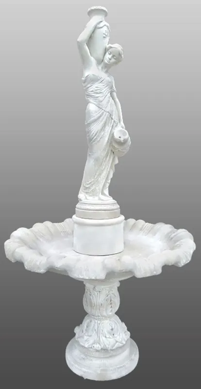 Günstig Casa Padrino fontana barocco signora con brocche d'acqua Ø 130 x H. 239 cm - Fontana da Giardino