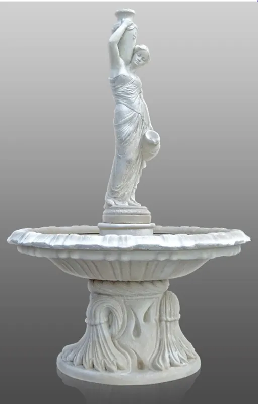 Casa Padrino fontana barocco signora con brocche d'acqua Ø 145 x H. 225 cm - Fontana da Giardino Wochenendangebot