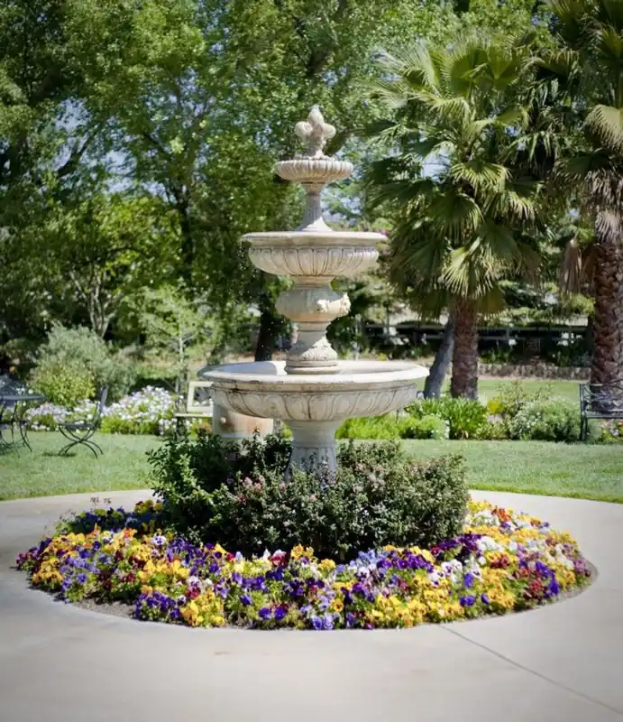 Schnäppchen Casa Padrino fontana barocco in pietra artificiale / fontane da giardino Ø 150 x H. 280 cm - Fontana Decorazione Giardino