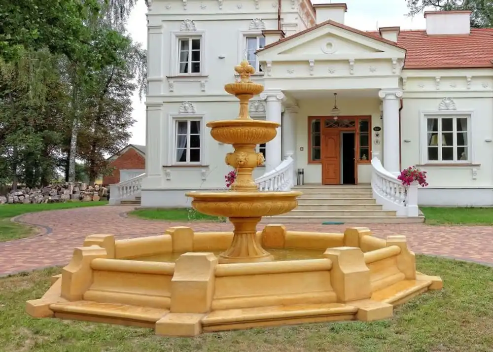 Sofort Bestellen Casa Padrino fontana / fontana da giardino barocco Ø 490 x H. 280 cm - Nobile e Sontuosa