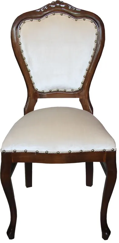 Sichere Zahlung Sedia da donna di lusso barocca Casa Padrino Marrone / crema- Sedia da toeletta da donna - Edizione limitata
