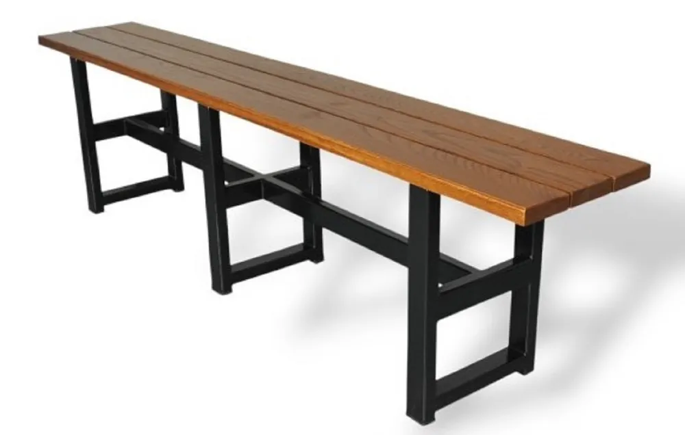 Casa Padrino panca in stile industriale marrone scuro / nero 120 x 35 x A. 45 cm - panca in legno massiccio - birra giardino terrazze mobili catering Aktuell