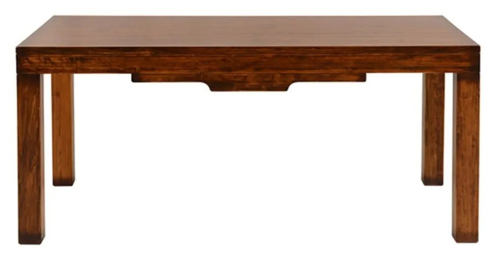 Ausverkauf Casa Padrino Tavolo da Pranzo in Stile Vintage di Lusso Marrone Scuro 180 x 93,5 x A. 78 cm - Tavolo da Pranzo Rettangolare in Legno Massello - Mobili per Sala da Pranzo in Stile Vintage di Lusso