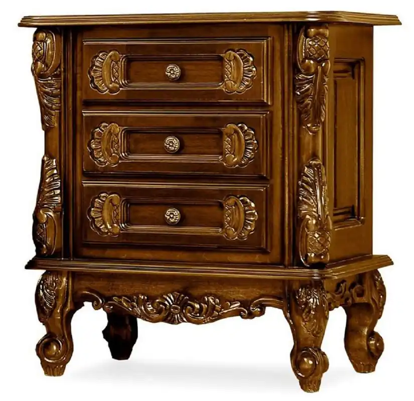 Meistverkauft Casa Padrino comodino barocco di lusso marrone scuro - Magnifico comodino barocco con 3 cassetti - Mobili da camera da letto di lusso in stile barocco - Mobili barocchi
