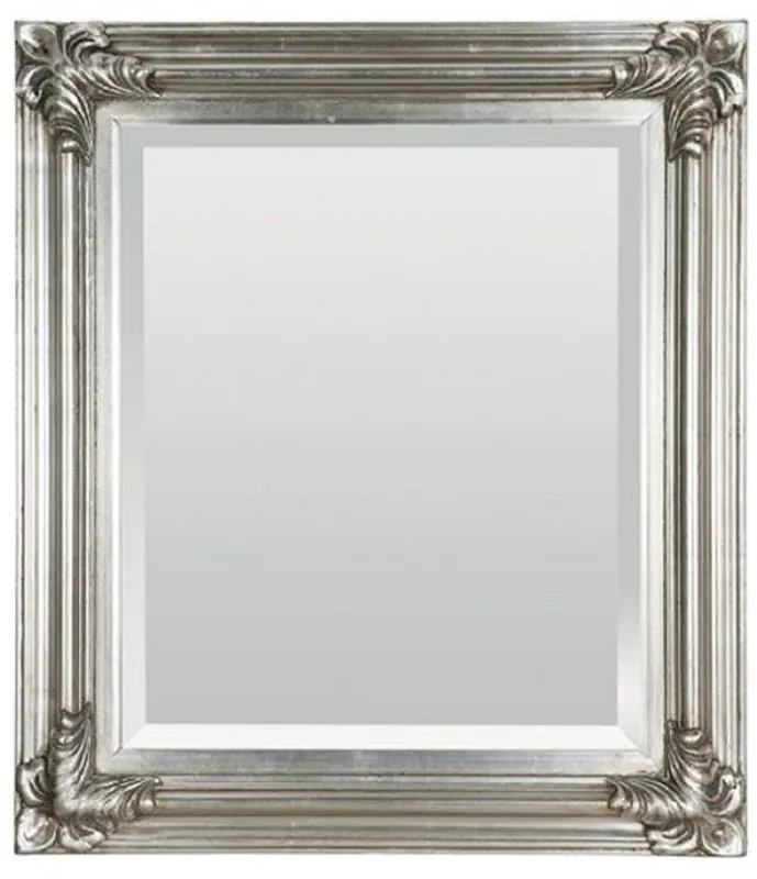 Abverkauf Casa Padrino specchio barocco argento antico 69 x A. 79 cm - Specchio da parete rettangolare in stile barocco - Magnifico specchio da armadio in stile antico - Interni barocchi - Mobili barocchi