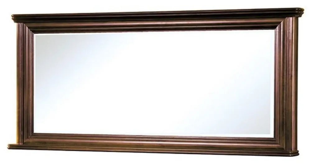 Casa Padrino specchio Art Nouveau di lusso marrone scuro 157 x 12 x A. 71,2 cm - Specchio da parete rettangolare in legno massello - Mobili per Camera da Letto Barocco e Art Nouveau Saisonangebot