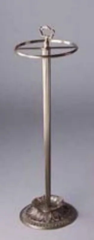Preiswert Casa Padrino posacenere barocco di lusso bronzo Ø 25 x A. 78 cm - Posacenere rotondo in ottone in stile barocco con supporto e maniglia - Accessori decorativi barocchi - Fatto in Italia