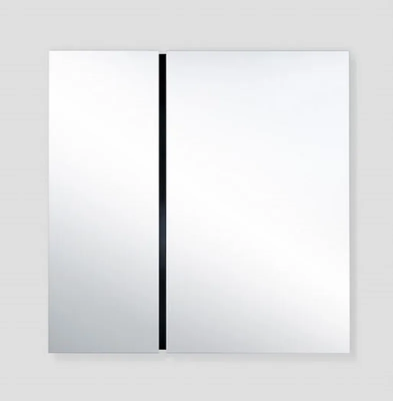 Jetzt Bestellen Casa Padrino specchio da parete di lusso nero 150 x 3,5 x A. 150 cm - Specchio da soggiorno - Specchio per camera da letto - Specchio per guardaroba - Mobili di lusso - Interni di lusso