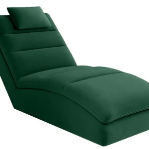 Sichere Zahlung Casa Padrino chaise longue di lusso con cuscino poggiatesta verde 85 x 170 x A. 92 cm - Reclinabile per soggiorno - Recamier - Mobili per soggiorno - Mobili di lusso