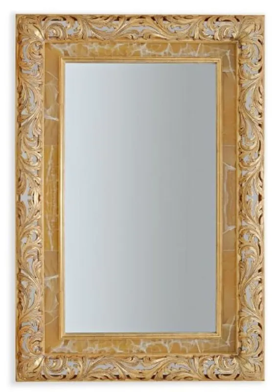 Preisreduziert Casa Padrino specchio barocco di lusso oro antico - Specchio da parete in legno massello in stile barocco italiano - Mobili di lusso in stile barocco - Fatto in Italia - Interni barocchi di lusso