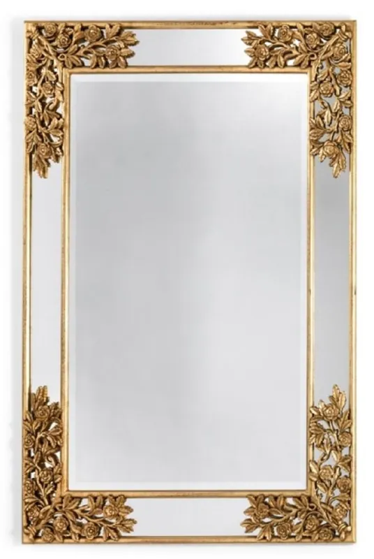 Top-Angebot Casa Padrino specchio barocco di lusso oro antico - Magnifico specchio da parete in legno massello in stile barocco - Mobili di lusso in stile barocco - Fatto in Italia - Interni barocchi