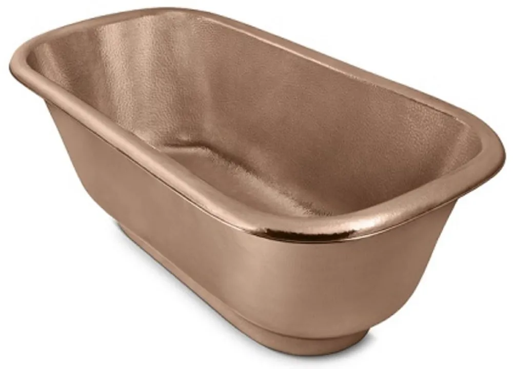 Casa Padrino vasca da bagno in rame Art Nouveau di lusso 167,6 x 83,8 x A. 61 cm - Vasca da bagno retrò autoportante - Mobili da bagno in rame rustici Jetzt Kaufen