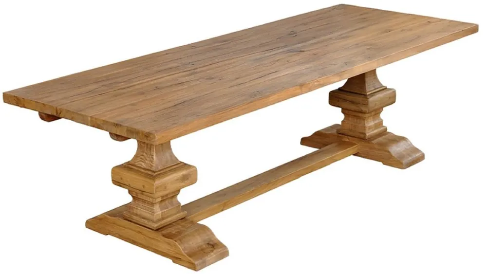 Casa Padrino tavolo da pranzo in stile country naturale - Diverse Dimensioni - Tavolo da cucina allungabile in legno massello rustico - Mobili per sala da pranzo in stile country rustici Neu