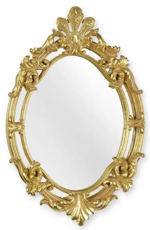 Casa Padrino specchio barocco oro 29 x A. 44,8 cm - Magnifico specchio da parete in resina in stile barocco - Mobili barocchi - Nobile e magnifico Schneller Versand