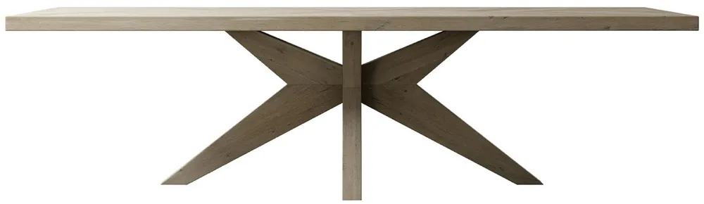 Jetzt Kaufen Casa Padrino tavolo da pranzo in legno massello stile country grigio - Varie Dimensioni - Tavolo da cucina rettangolare in legno di quercia - Mobili sala da pranzo in legno massello stile country
