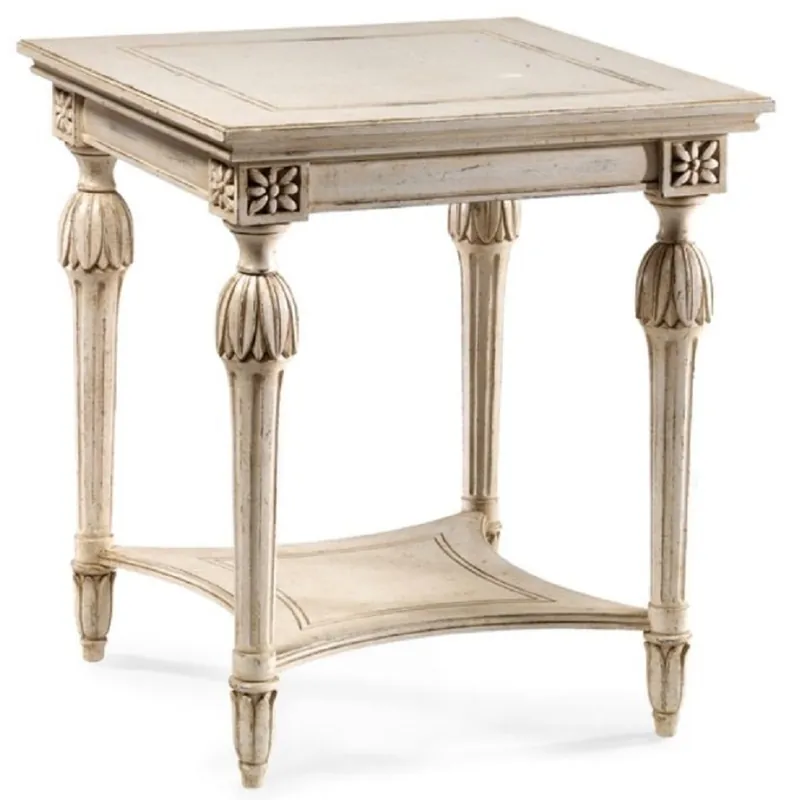 Casa Padrino tavolino barocco di lusso crema bianco antico / marrone - Magnifico tavolo in legno massiccio in stile barocco - Mobili di lusso in stile barocco - Mobili barocchi - Fatto in Italia Jetzt Bestellen