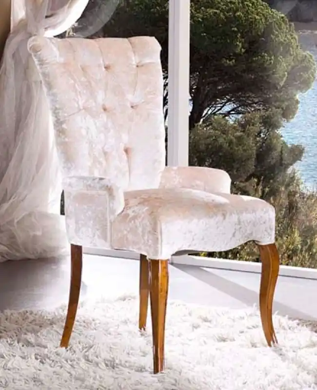 Mega-Angebot Casa Padrino sedia da pranzo barocco di lusso con braccioli bianco / marrone - Sedia in stile barocco fatta a mano - Mobili sala da pranzo barocchi - Qualità di lusso - Fatto in Italia