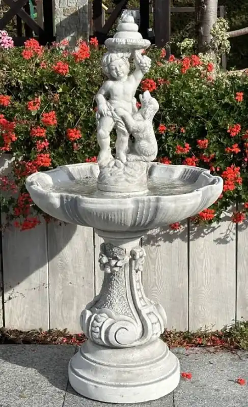 Casa Padrino fontana barocco grigio Ø 73 x A. 139 cm Markenware