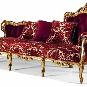 Beliebt Casa Padrino chaise longue barocco di lusso bordeaux rosso / oro 202 cm - Fatto in Italia