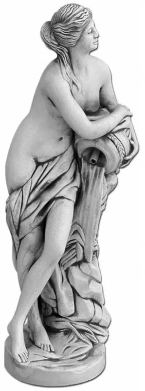 Casa Padrino scultura gargoyle Art Nouveau donna grigio A. 78 cm Finale Aktion