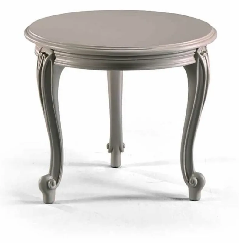 Casa Padrino tavolino barocco di lusso grigio Ø 53 x A. 47 cm - Fatto in Italia Nur Heute