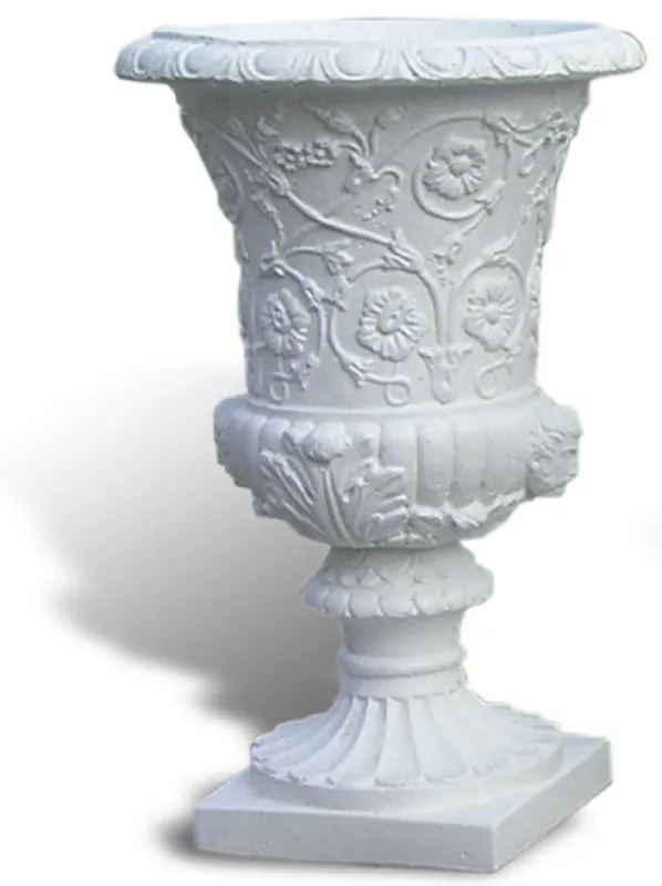 Casa Padrino vaso da fiori barocco di lusso bianco Ø 40 x A. 60 cm - Fatto in Italia Jetzt Bestellen