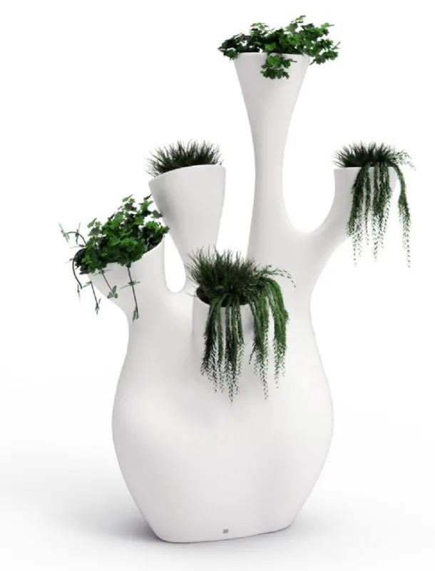 Casa Padrino vaso da fiori di lusso bianco opaco 135 x 85 x A. 200 cm Sonderaktion