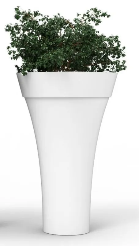Casa Padrino vaso da fiori di lusso bianco opaco Ø 126 x A. 197 cm Markenware