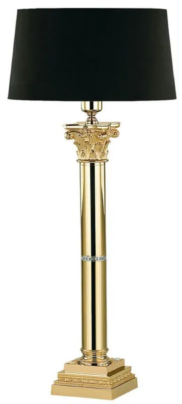 Casa Padrino lampada da tavolo barocco di lusso oro / nero A. 74 cm Top-Seller