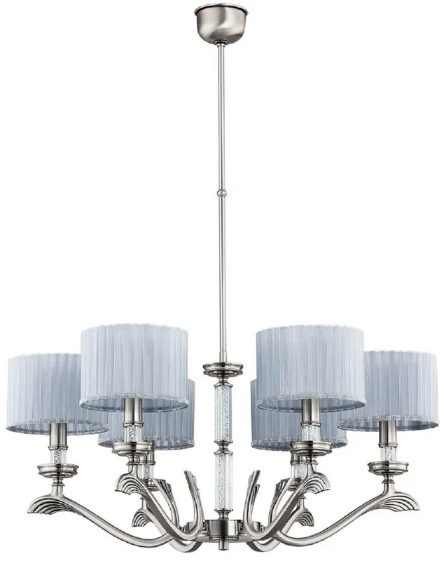Casa Padrino lampadario barocco di lusso argento opaco / grigio Ø 76 cm Jetzt Bestellen