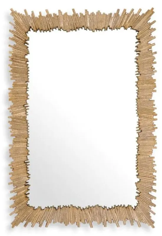 Echt Casa Padrino specchio di lusso in alluminio oro A. 140 cm