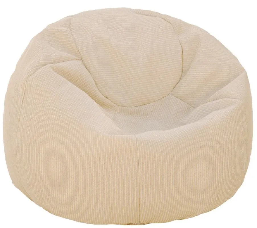 Casa Padrino poltrona a sacco da giardino di lusso beige Ø 90 cm Nur Für Kurze Zeit