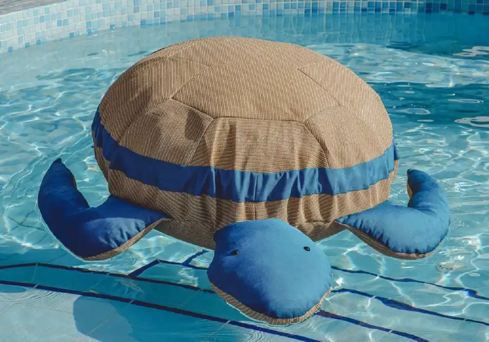 Jetzt Bestellen Casa Padrino poltrona a sacco tartaruga beige / blu 135 cm