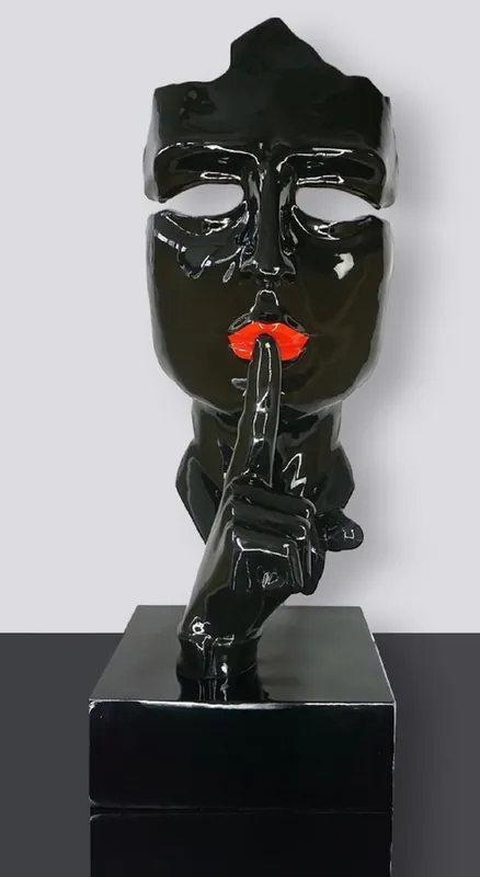 Casa Padrino scultura decorativa XXL nero / rosso A. 190 cm Schneller Versand