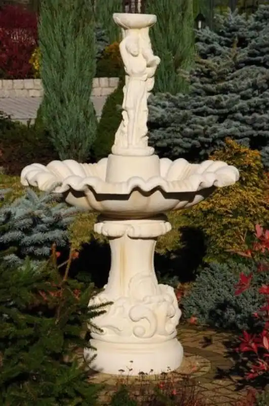 Direkt Vom Hersteller Casa Padrino Fontana Barocco Sabbia Ø 100 x A. 157 cm