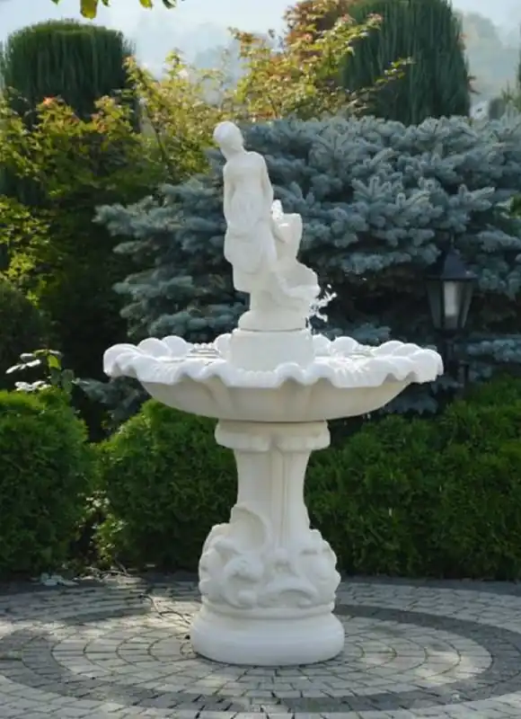 Casa Padrino Fontana Barocco Bianco Ø 100 x A. 157 cm Top-Seller