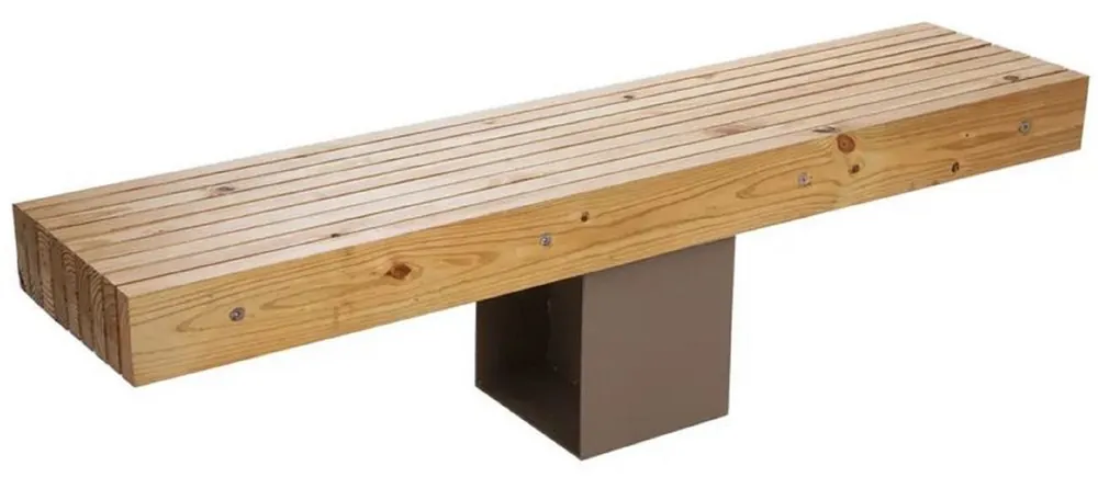 Solange Der Vorrat Reicht Casa Padrino panca da giardino - panca da parco naturale / marrone 180 cm