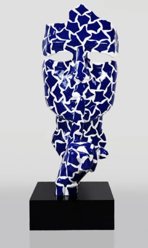 Casa Padrino scultura decorativa XXL blu / bianco / nero A. 190 cm Direkt Vom Hersteller