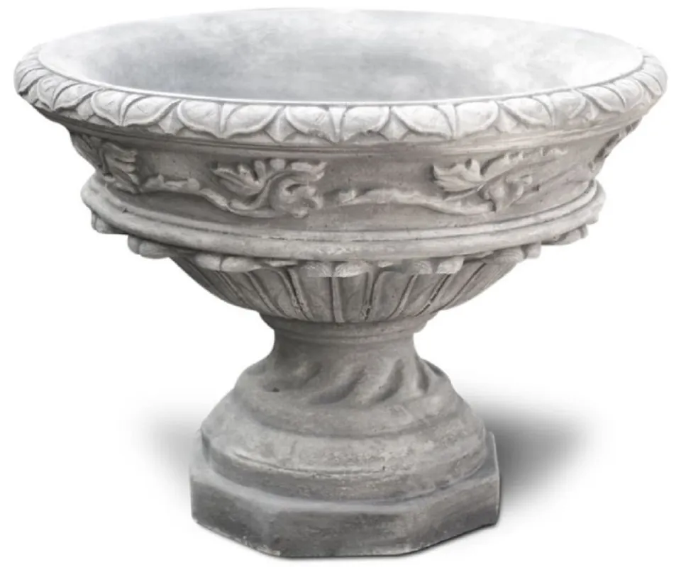 Knallerangebot Casa Padrino vaso di fiori decorativo da giardino barocco grigio antico Ø 70 x A. 50 cm