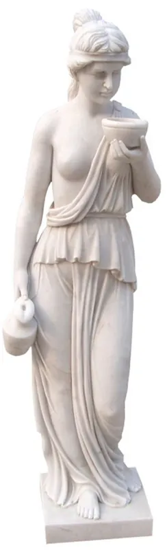 Casa Padrino Scultura Barocco di Lusso in Marmo Donna Bianco A. 150 cm Nur Heute