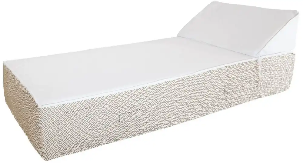 Casa Padrino lettino da giardino di lusso - lettino da piscina di lusso bianco / beige 180 x 80 cm Jetzt Kaufen
