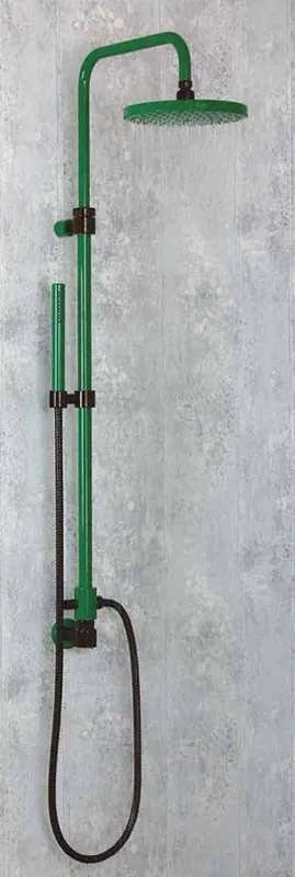 Direkt Vom Hersteller Casa Padrino set doccia da bagno di lusso verde / nero - Fatto in Italia