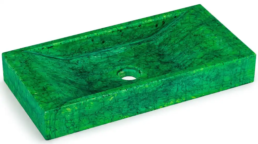 Schneller Versand Casa Padrino lavabo in cemento di lusso verde 60 x 30 cm